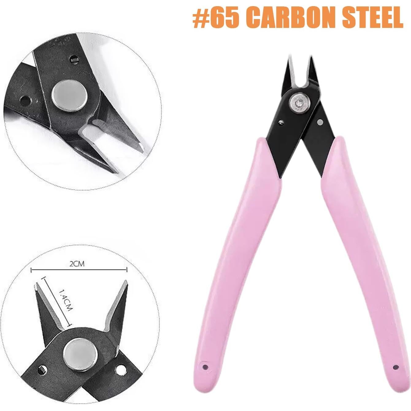 Removedor de Decoraciones de Uñas GULELAYAR Acero Inoxidable Rosa