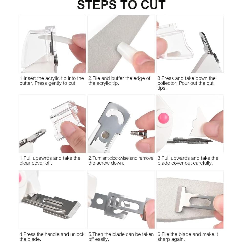 Cortauñas Profesional NAIL ART de Acero Inoxidable Ajustable