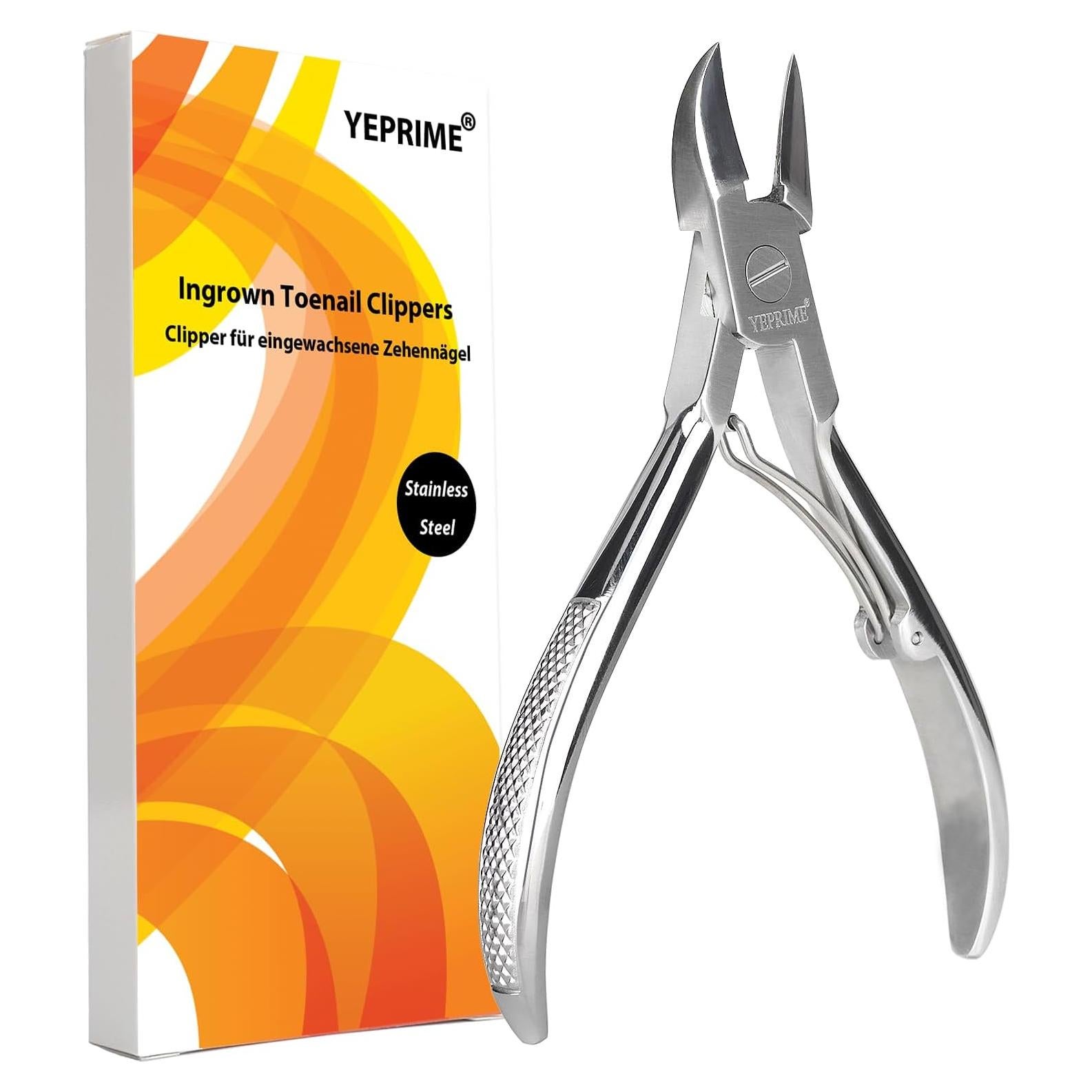 Cortadores de Uñas de Podiatra YEPRIME Acero Inoxidable 16.3cm