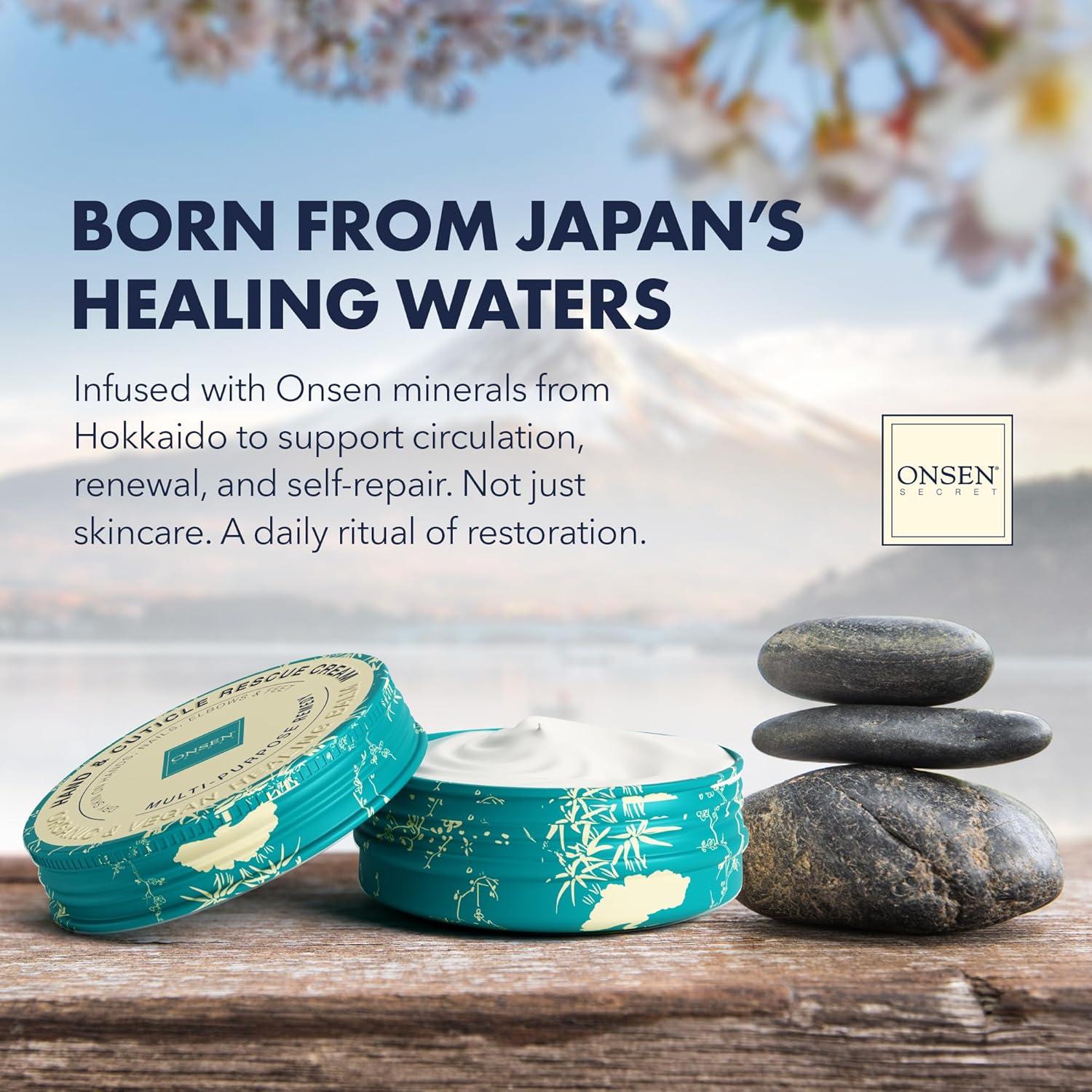 Crema para Manos y Cutículas Onsen 26ml | Hidratante Vegano