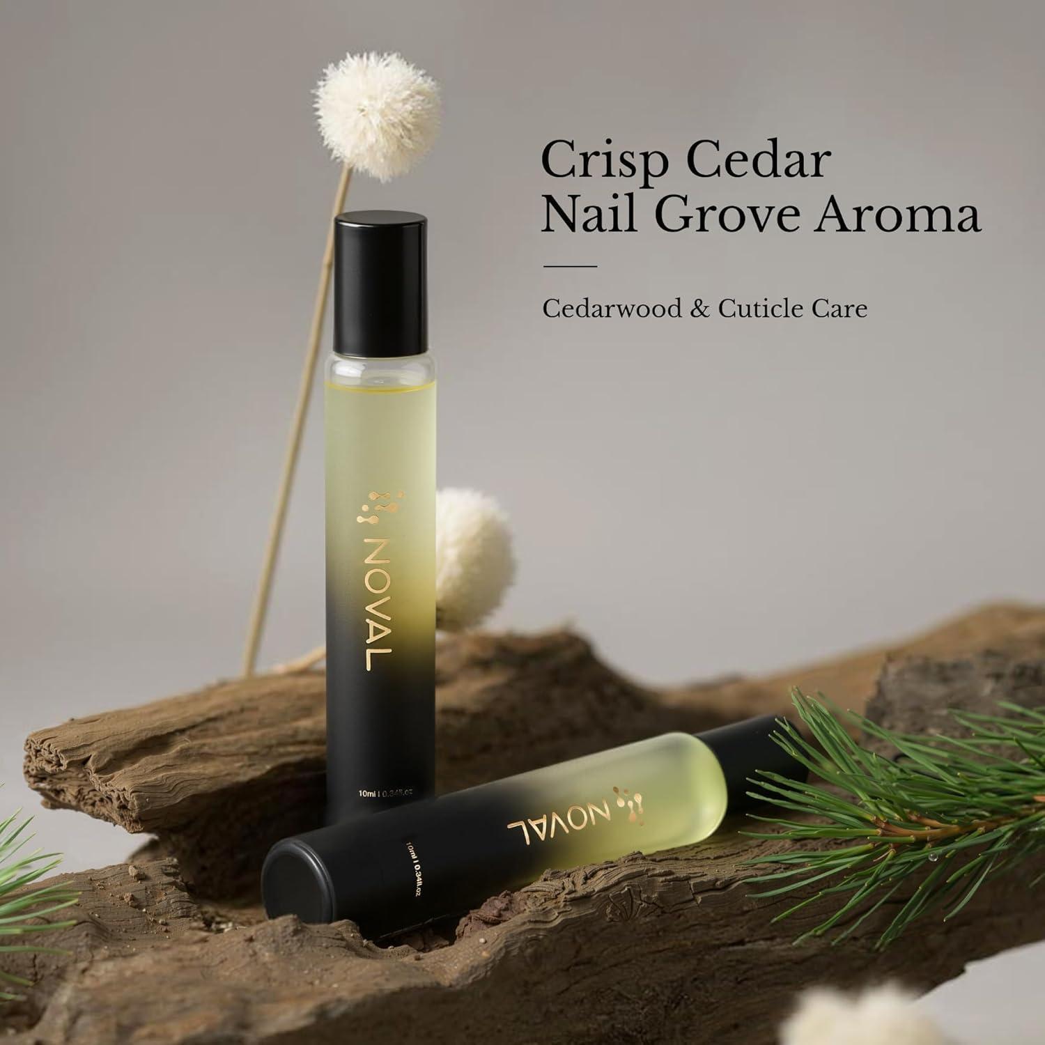 Aceite para Cutículas NOVAL 10ml Roll-On Aroma Cedro