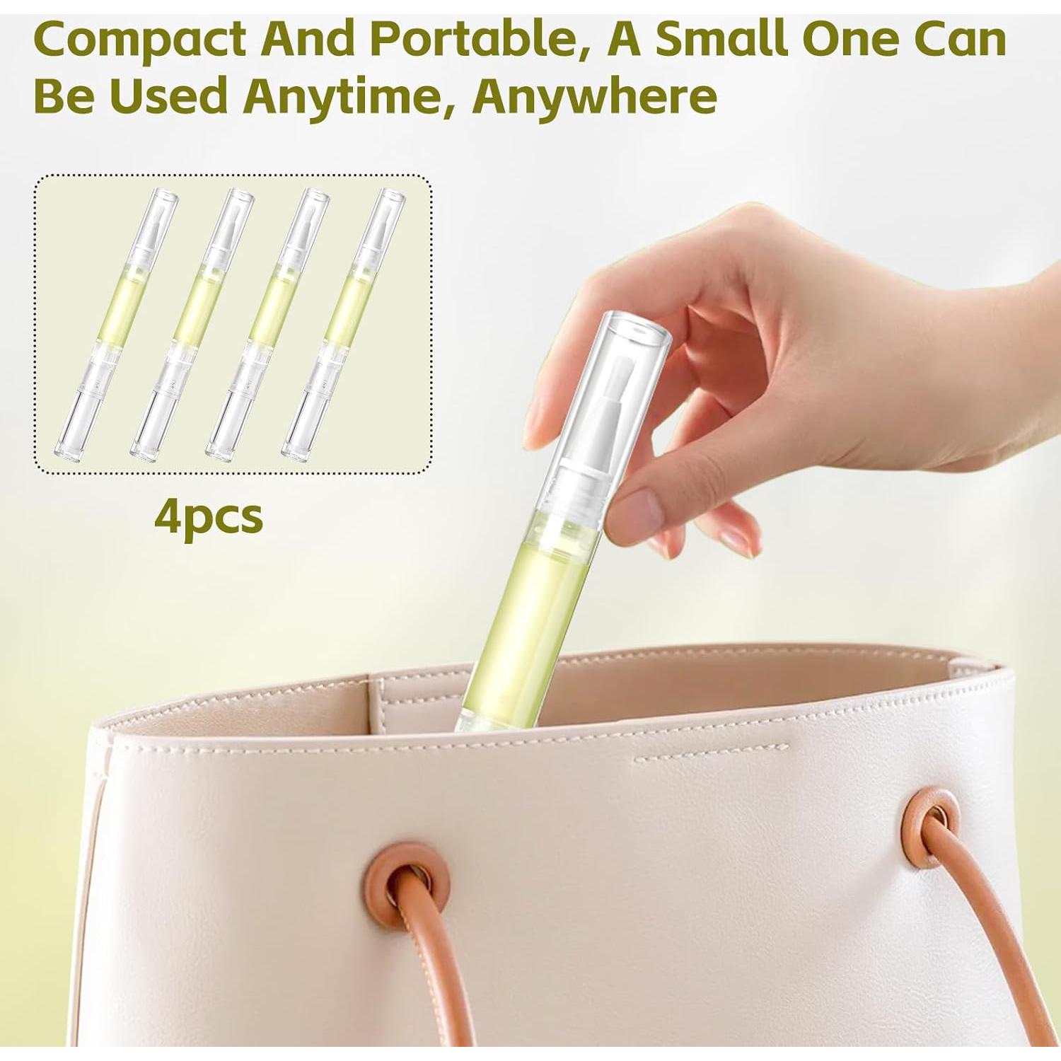 Aceite de Crecimiento de Uñas Radiante Nailz - 4 Pcs