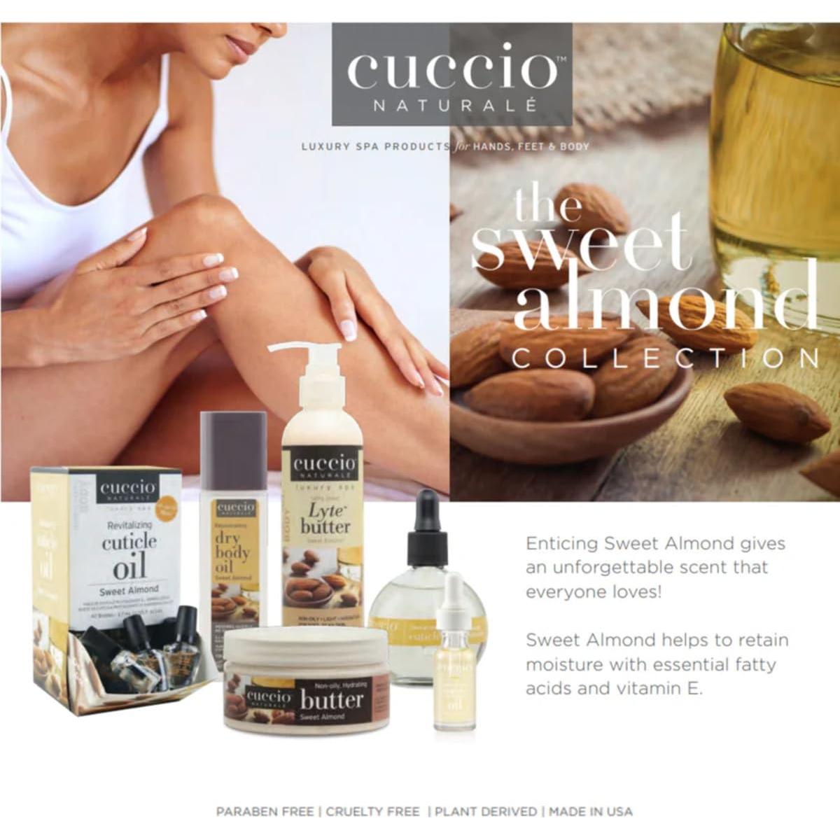 Aceite de Cutícula Cuccio Naturale Almendra Dulce 9.4 ml - Hidratante