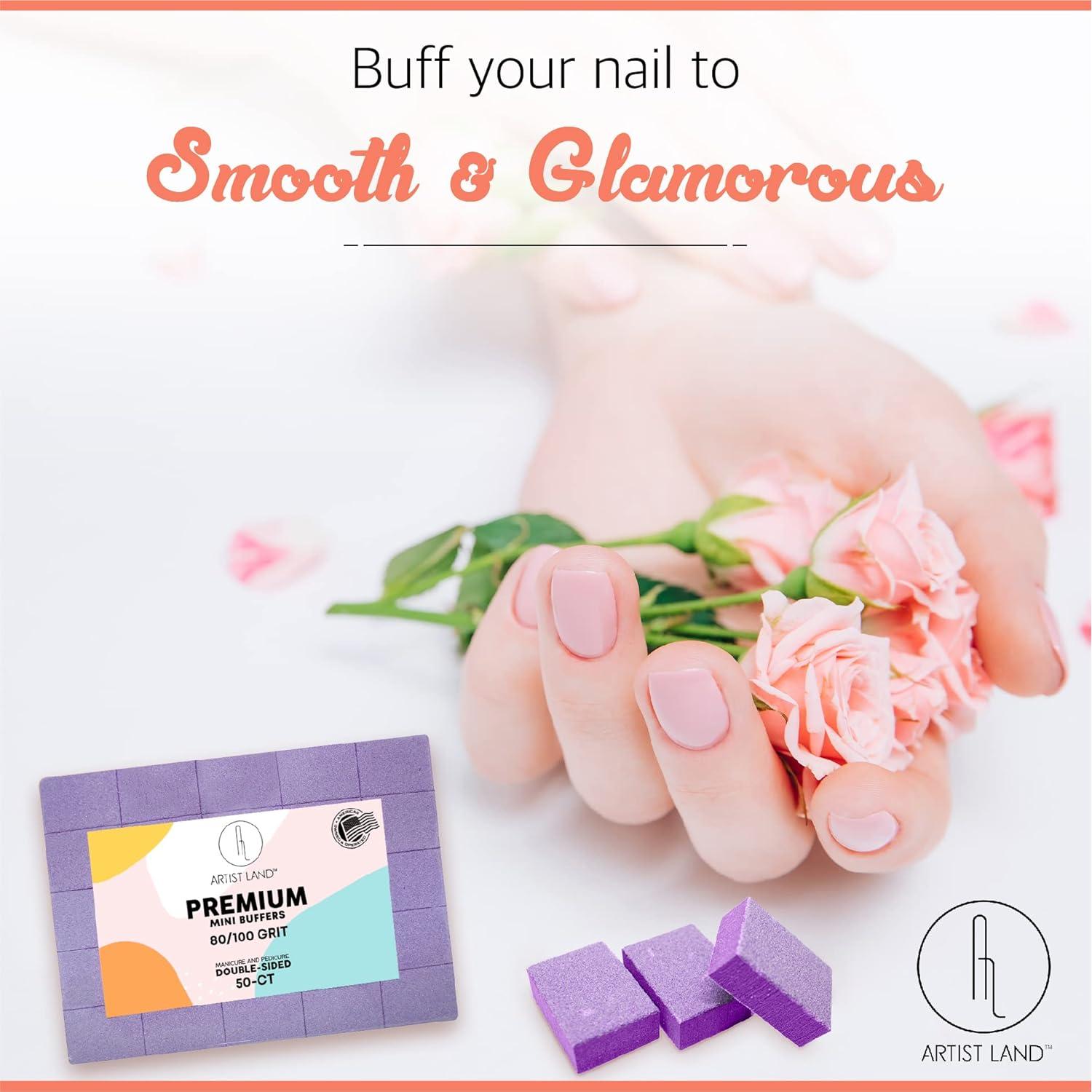 Juego de Mini Pulidores Artist Land 180/240 Grano - 50 Unidades