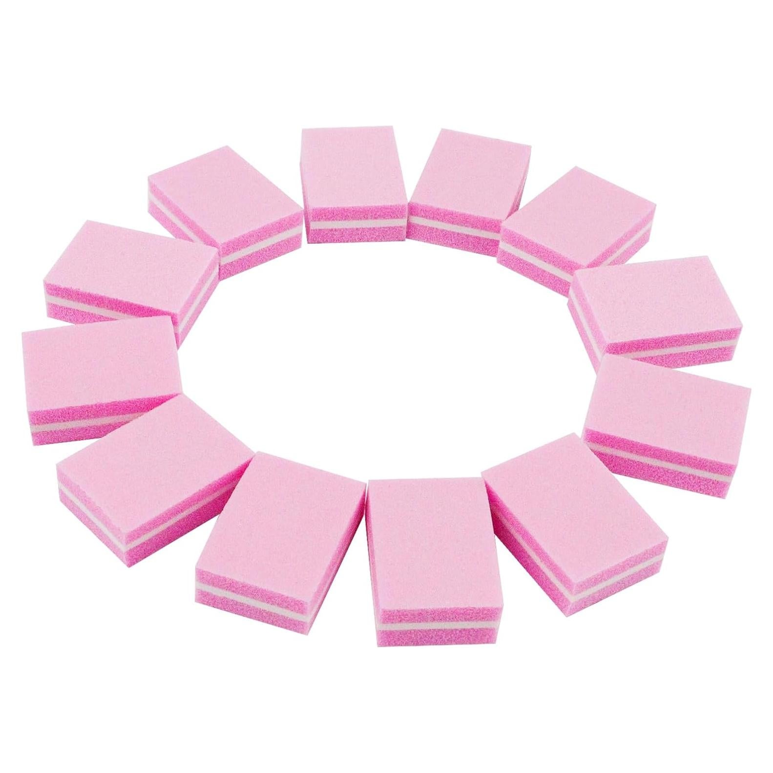 Bloques de Pulido de Uñas LNAUJS, 12 Piezas Doble Grano