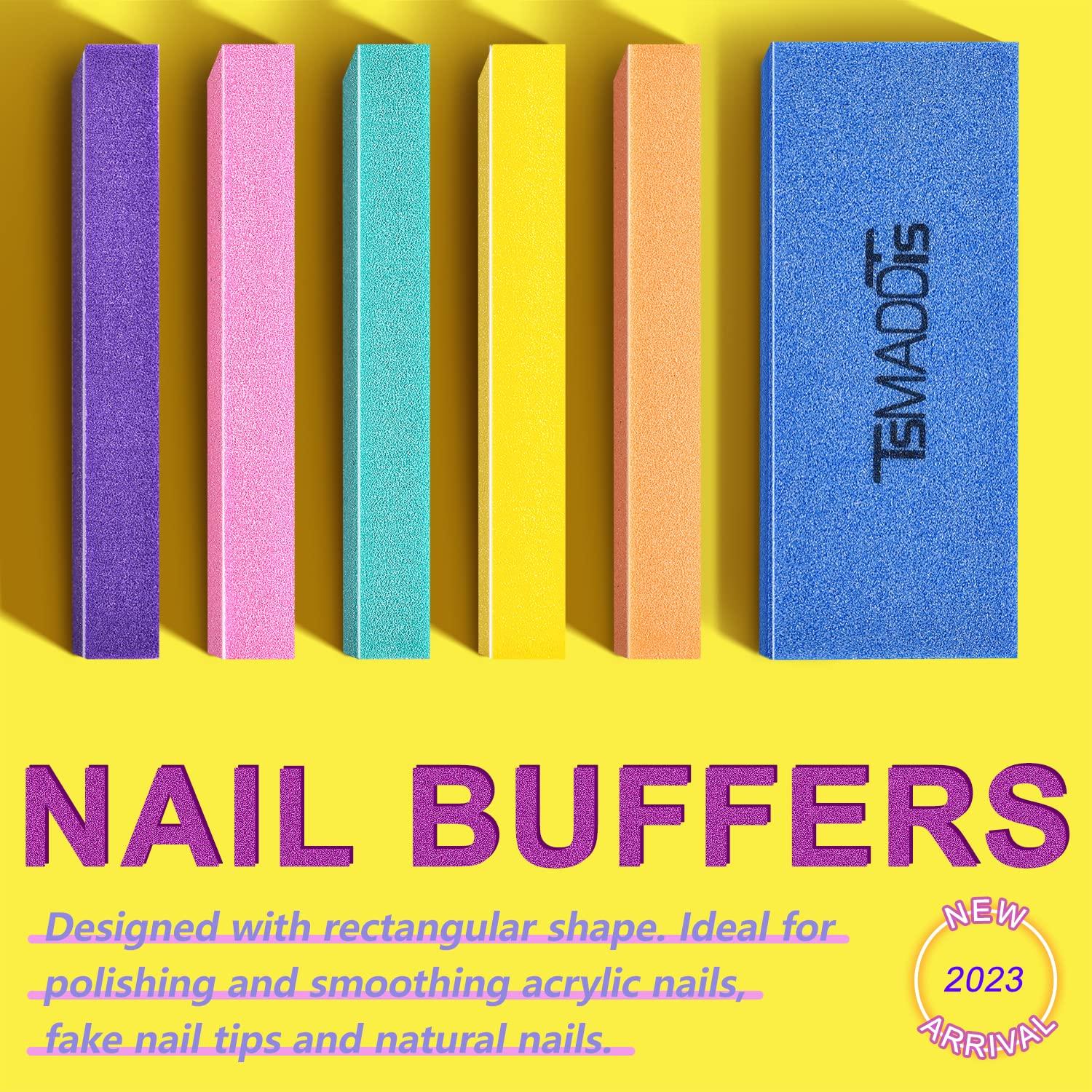 Juego de limas y pulidores de uñás TsMADDTs 12 piezas