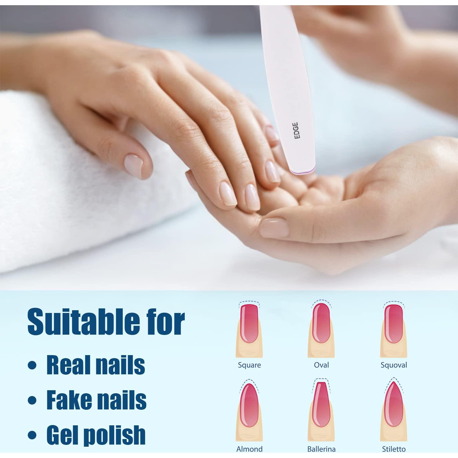 Juego de Lima de Uñas Morgles 12 Pcs Grano 100-4000