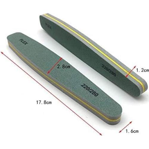 Bloque de Pulido de Uñas 5pcs Bitshops 220/280 Grano