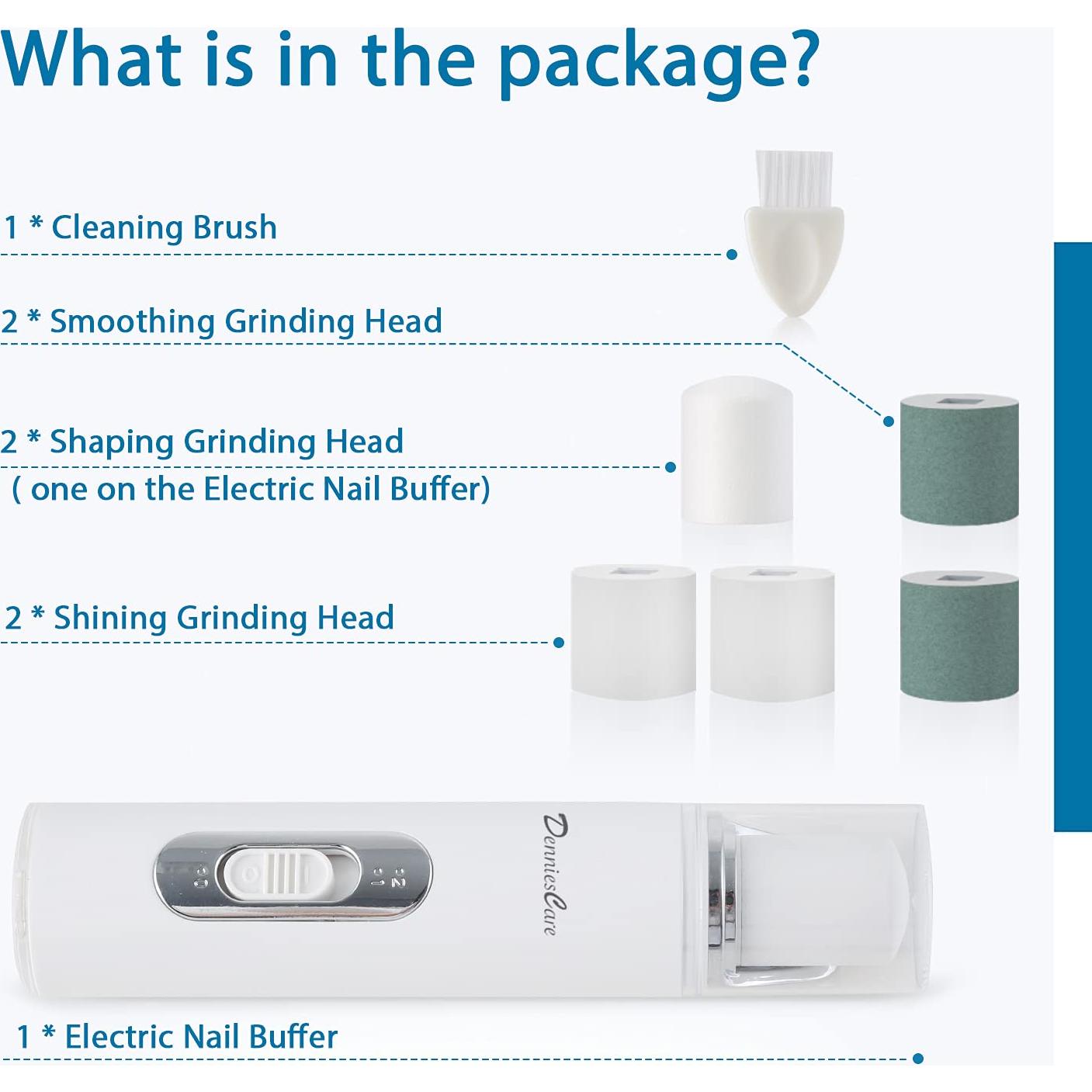 Taladro y Pulidor de Uñas Eléctrico DenniesCare - Manicura y Pedicura