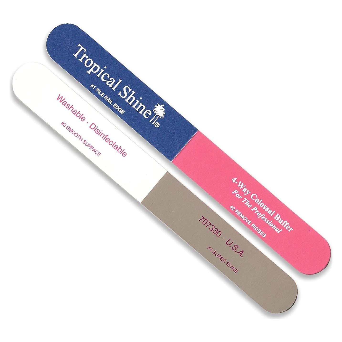 Buffer Colosal Tropical Shine 4 Vías Grande - Uñas Pulidas