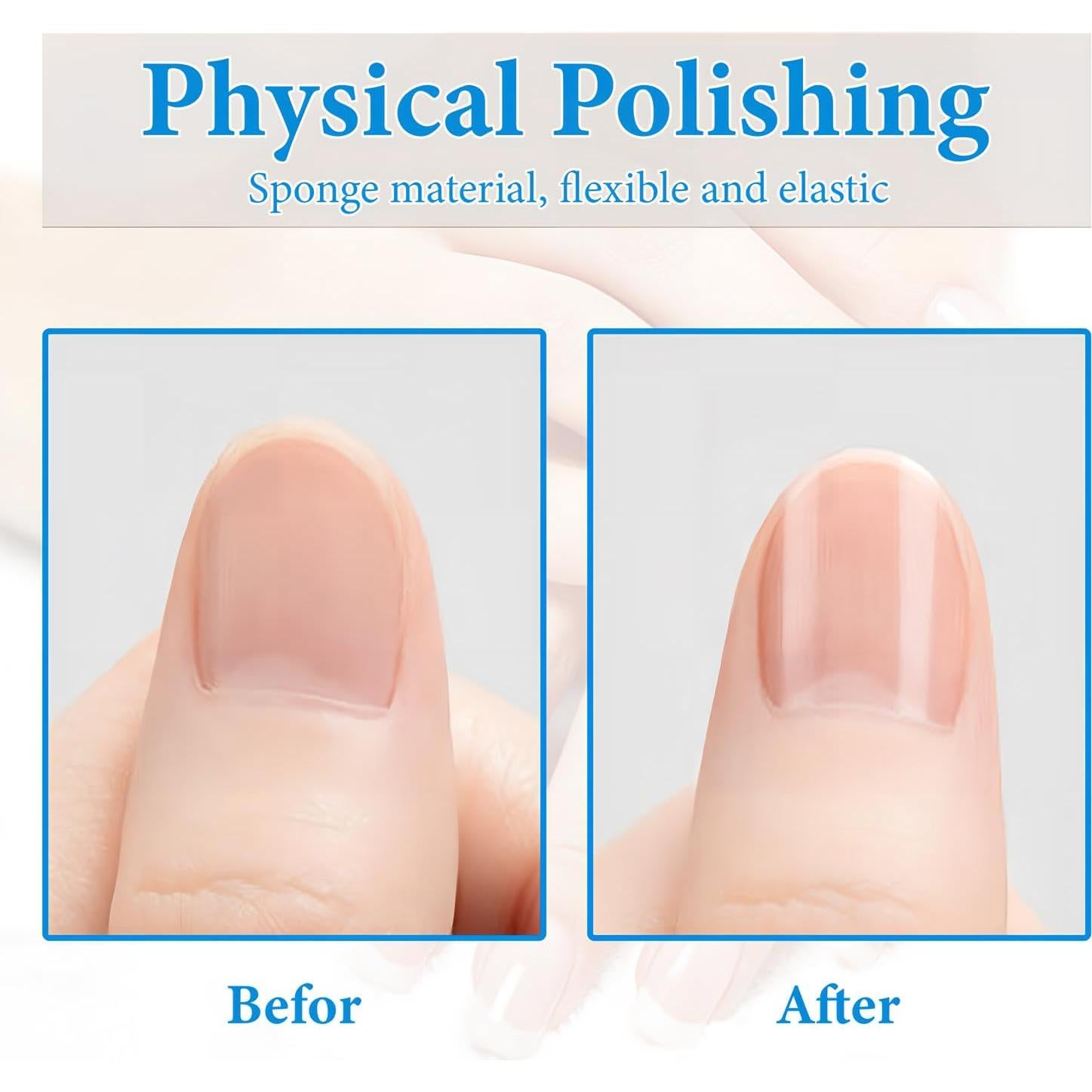 Bloques de Pulido de Uñas Qiifaiikooii 4 Pcs Grano 120-3000