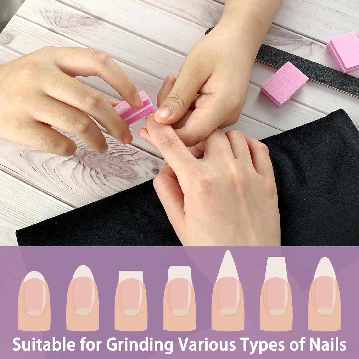 Juego de limas y pulidores de uñas LNAUJS - 5 pulidores y 3 limas