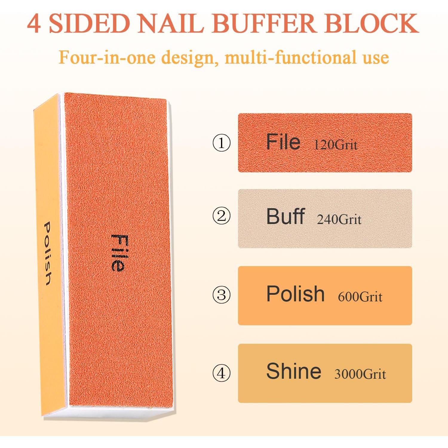 Kit de Pulido y Brillo de Uñas Furtherpretty 7 Piezas