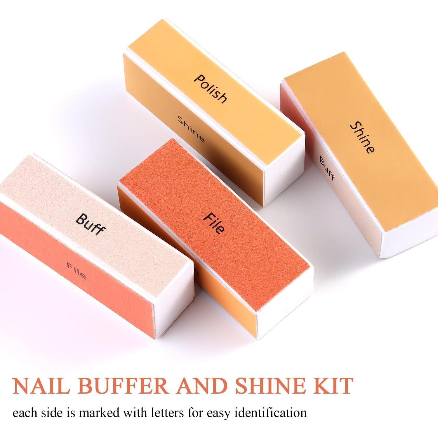 Kit de Pulido y Brillo de Uñas Furtherpretty 7 Piezas