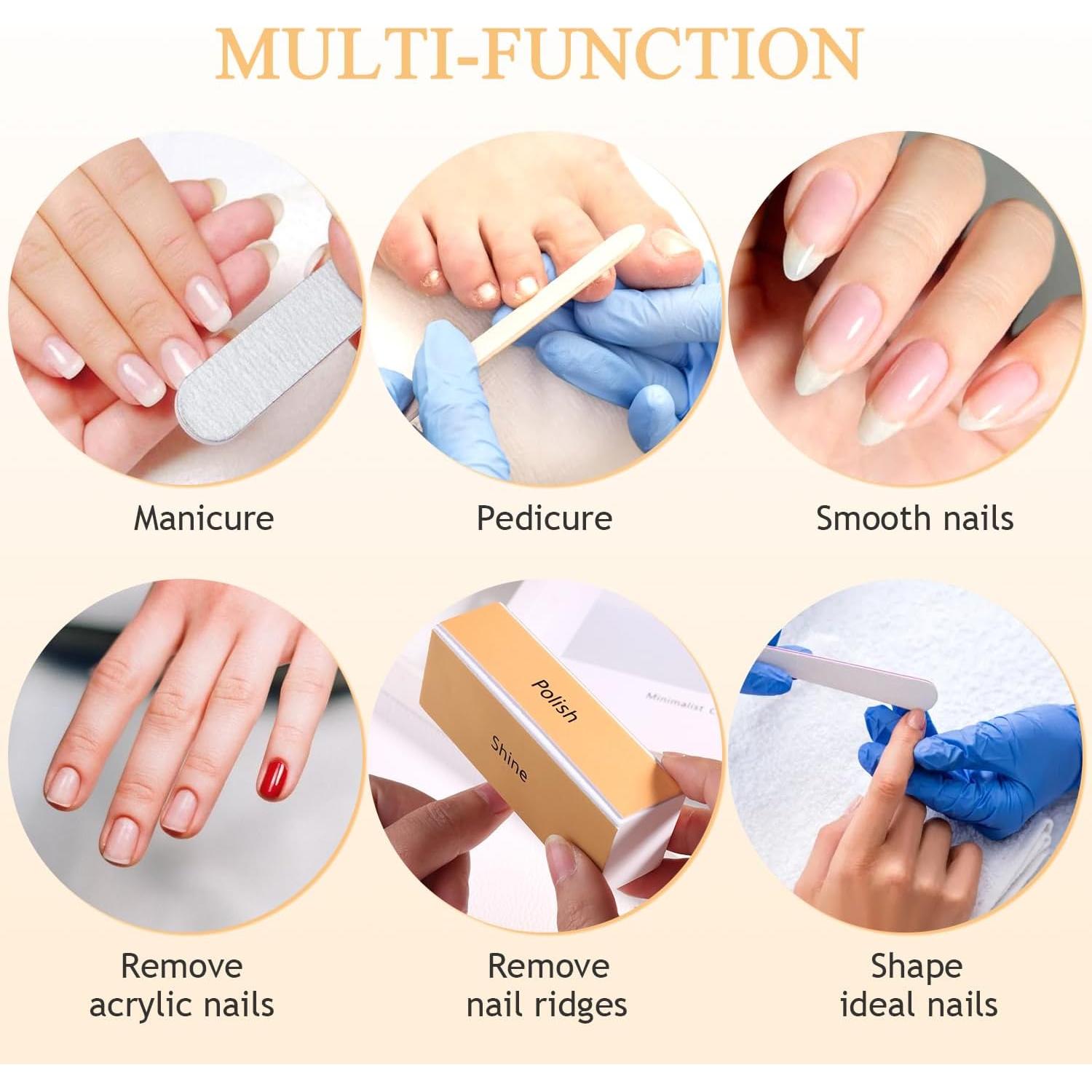 Kit de Pulido y Brillo de Uñas Furtherpretty 7 Piezas