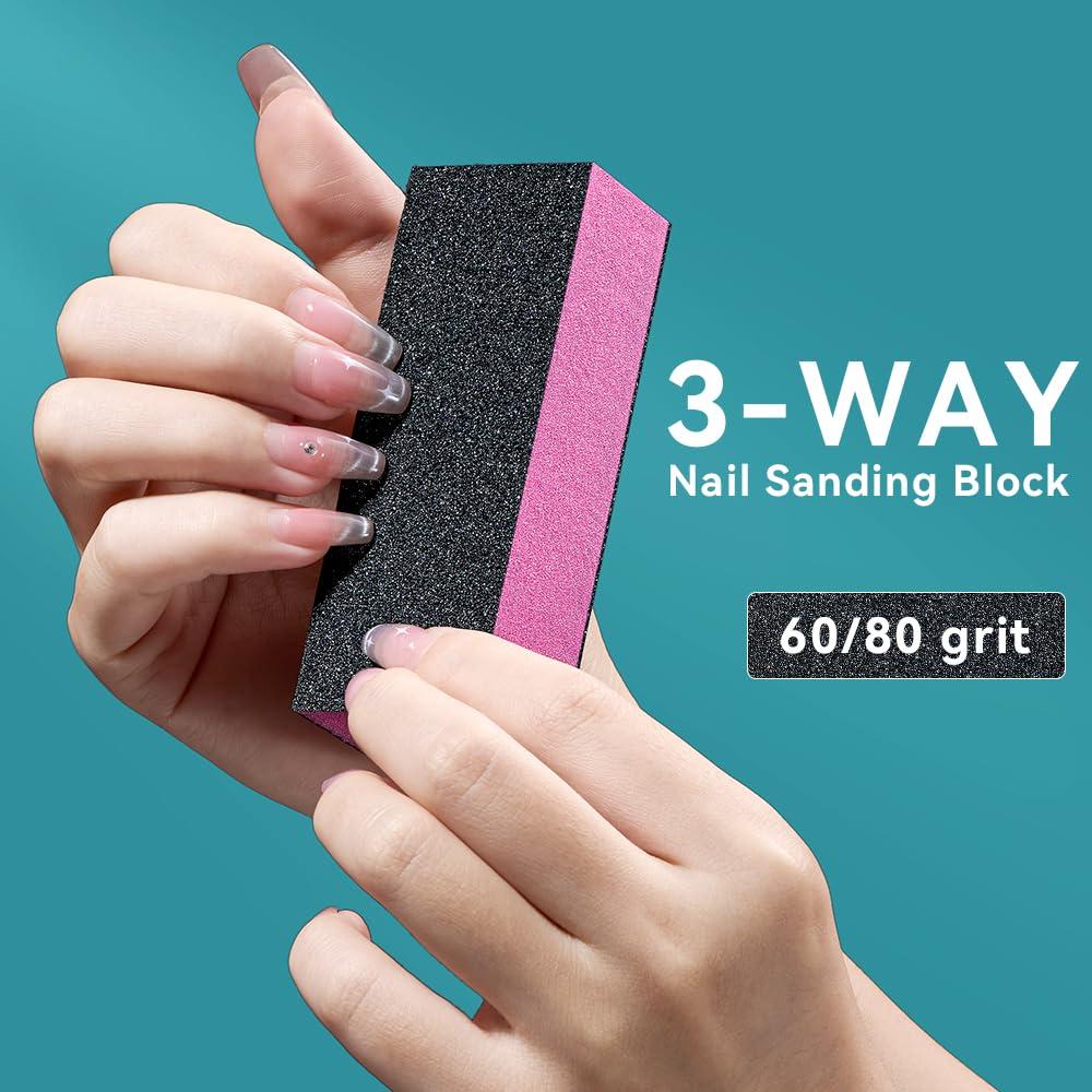 Kit de Cuidado de Uñas TsMADDTs 13 Piezas Rosa