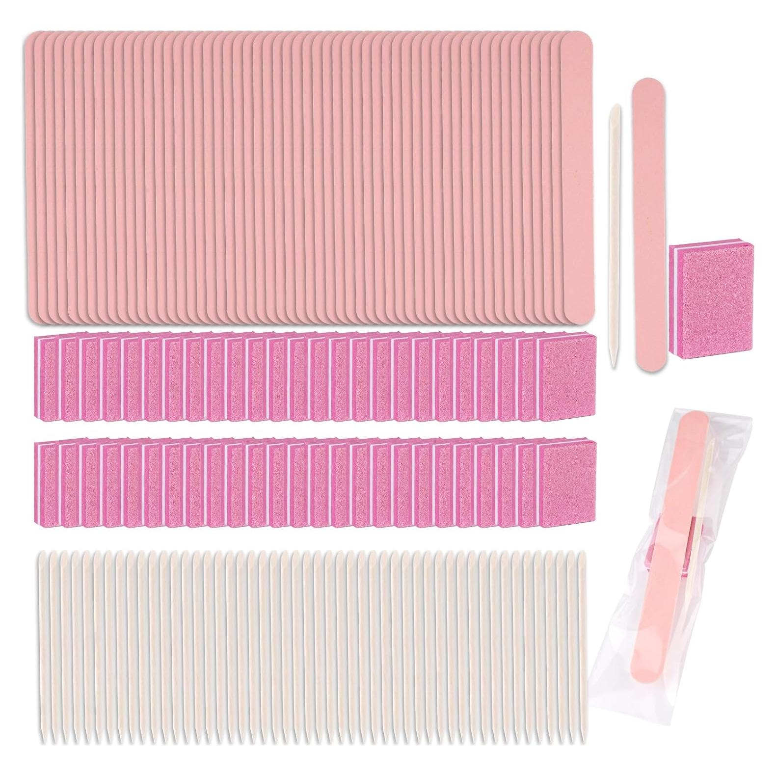 Kit de Manicura Desechable Lokyango - 50 Piezas Rosa