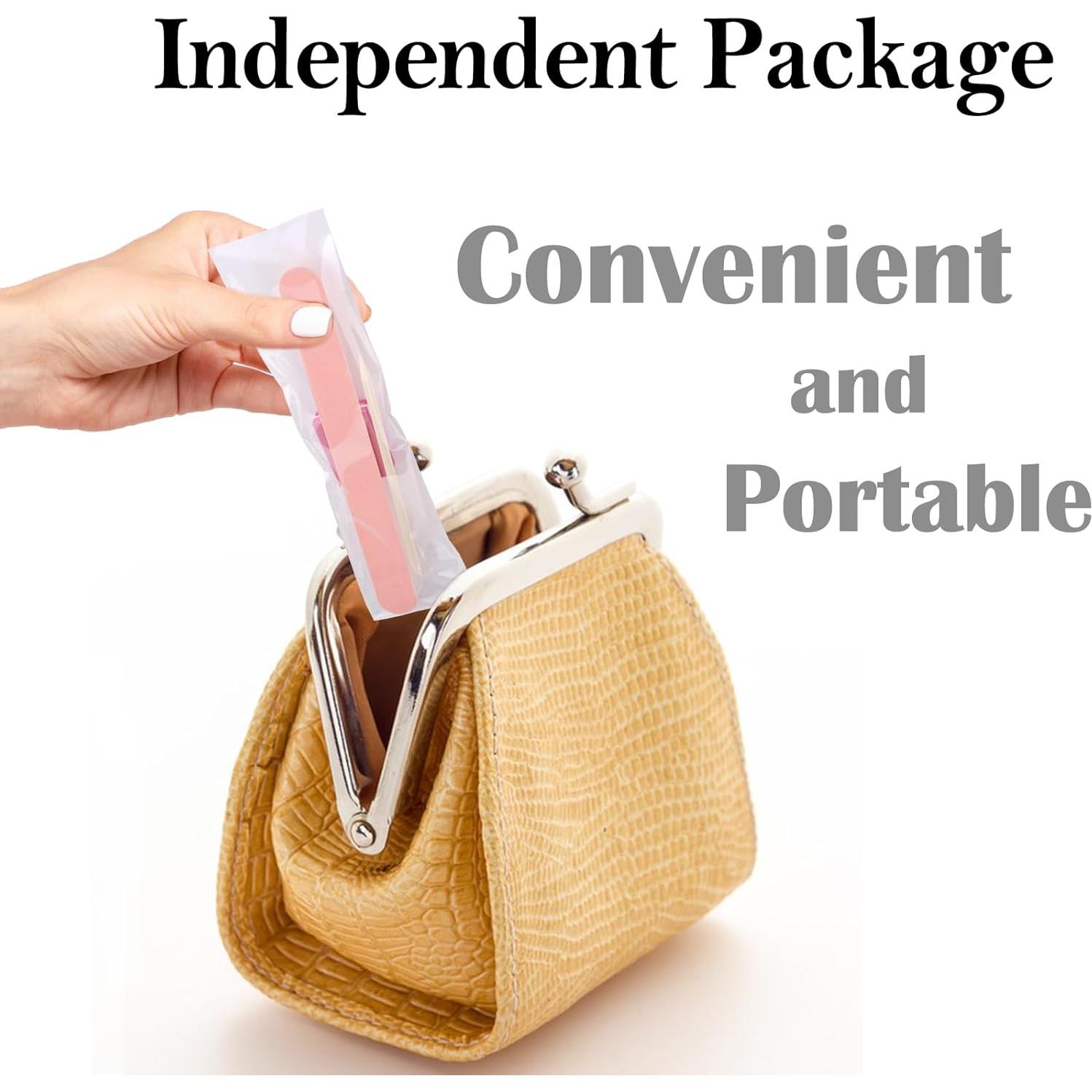 Kit de Manicura Desechable Lokyango - 50 Piezas Rosa