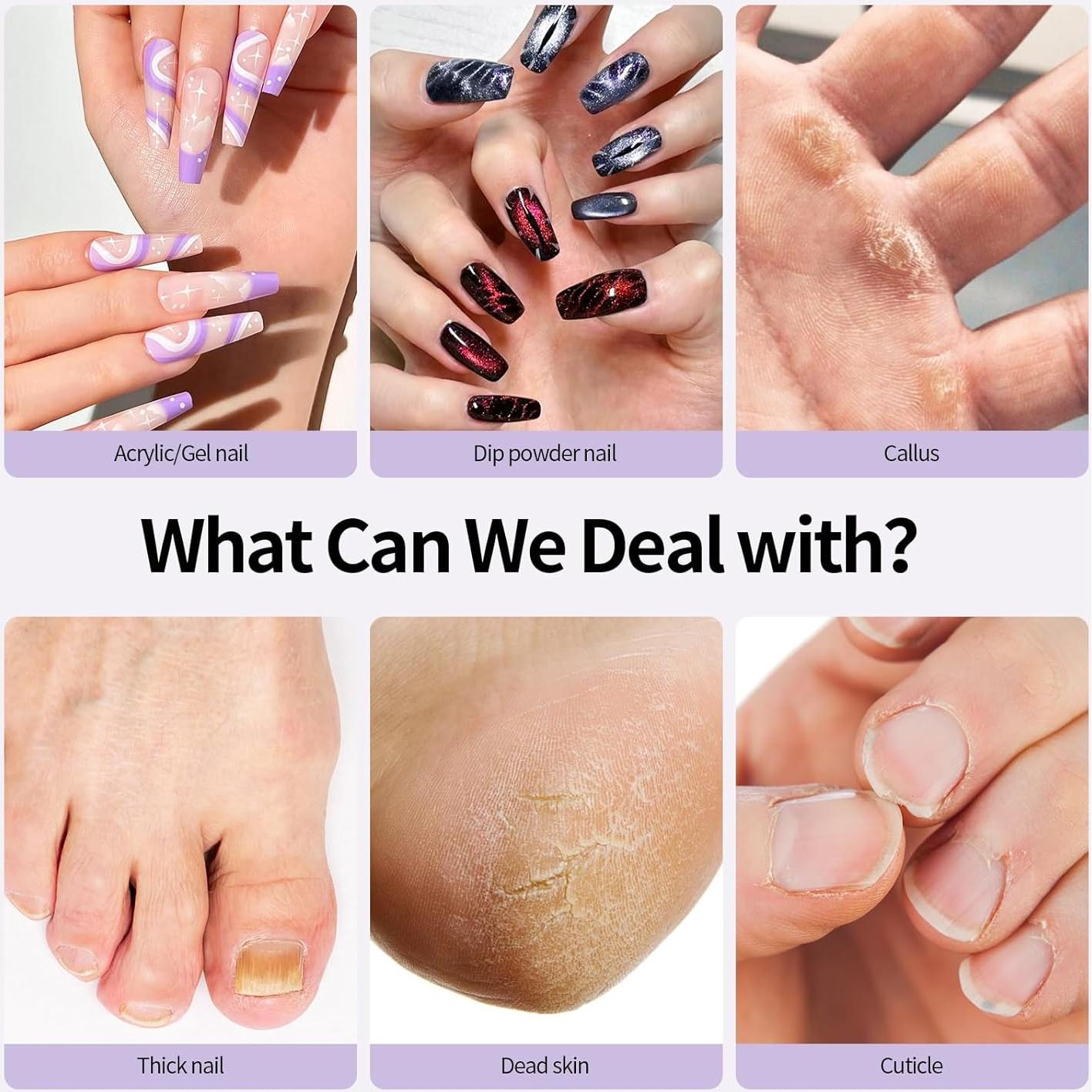 Taladro de Uñas Eléctrico Ccigedy 9 Velocidades Inalámbrico