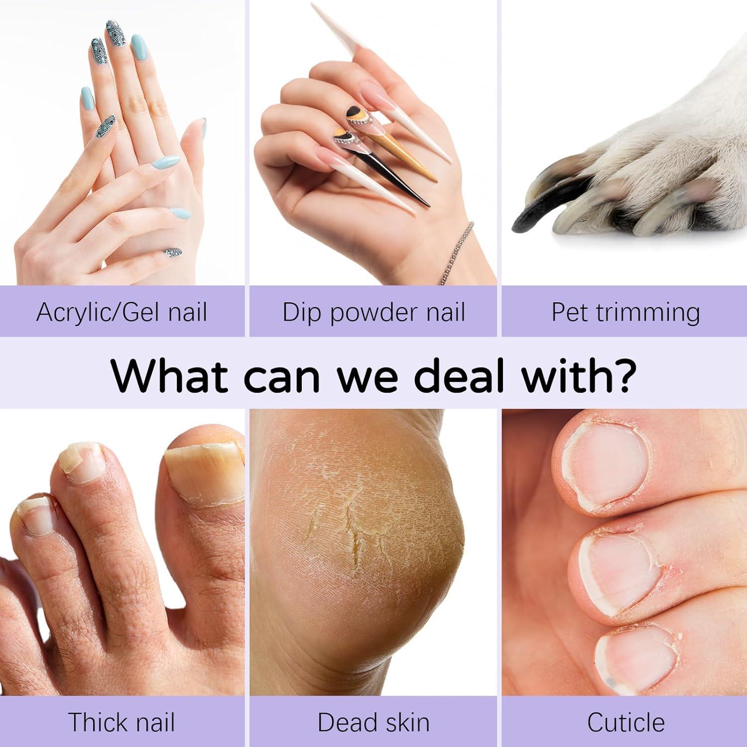 Juego de Taladro de Uñas Eléctrico ZARRSON 5 Velocidades