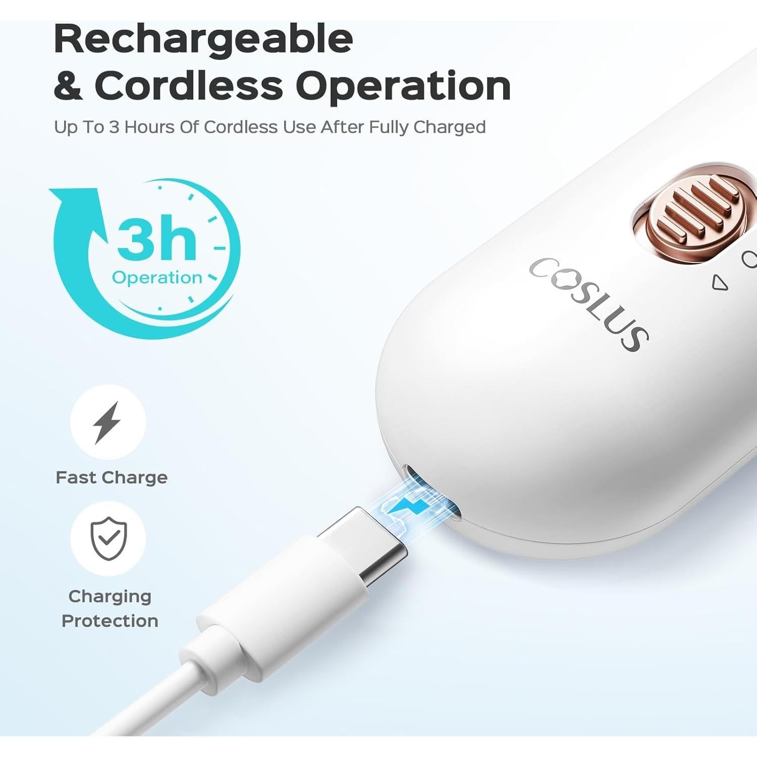 Kit de Manicura y Pedicura COSLUS Inalámbrico 5 en 1