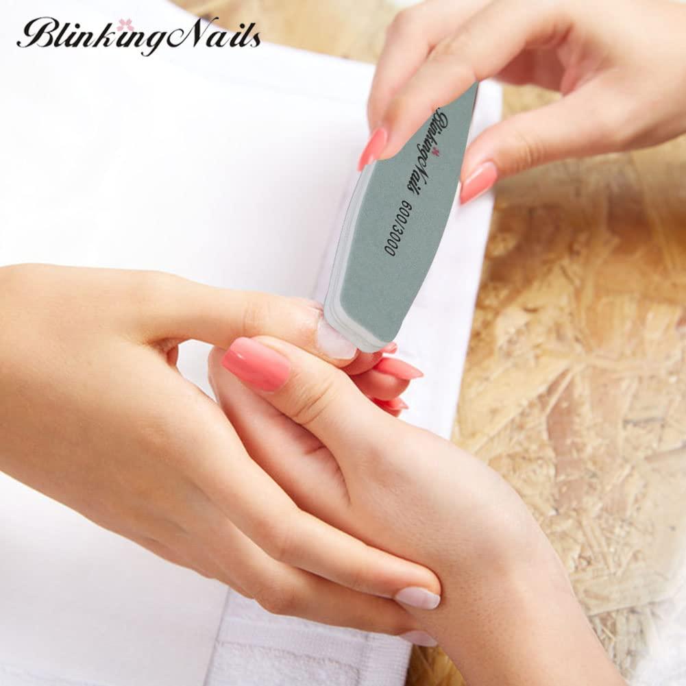 Kit de Pulido de Uñas BLINKING NAILS 10 Pcs 600/3000 Grano