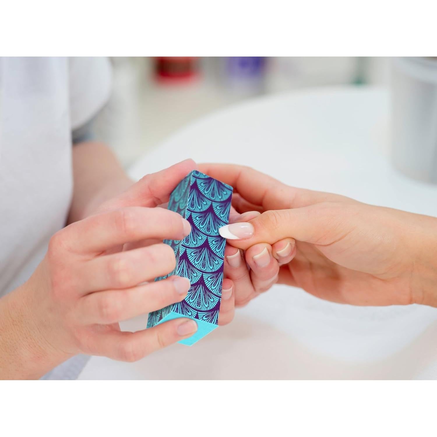 Bloques de Pulido de Uñas Iconikal, Paquete de 18, Damasco Verde