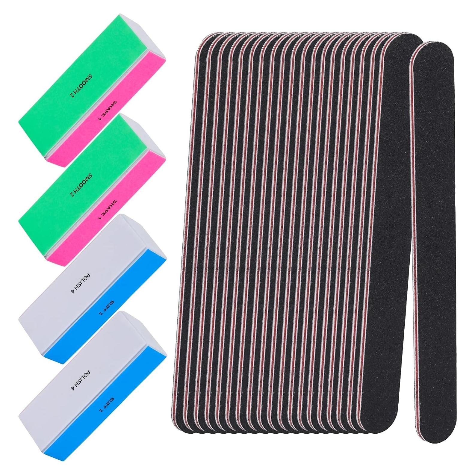 Juego de Lima y Pulidor de Uñas Tecbeauty 24 Piezas