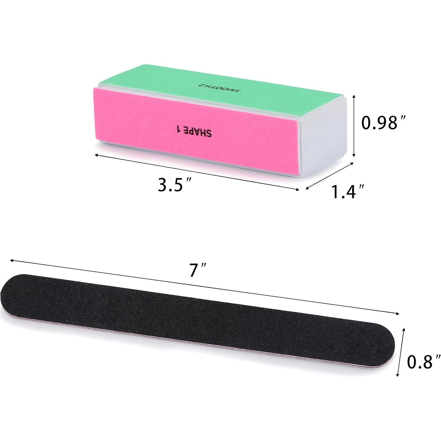 Juego de Lima y Pulidor de Uñas Tecbeauty 24 Piezas