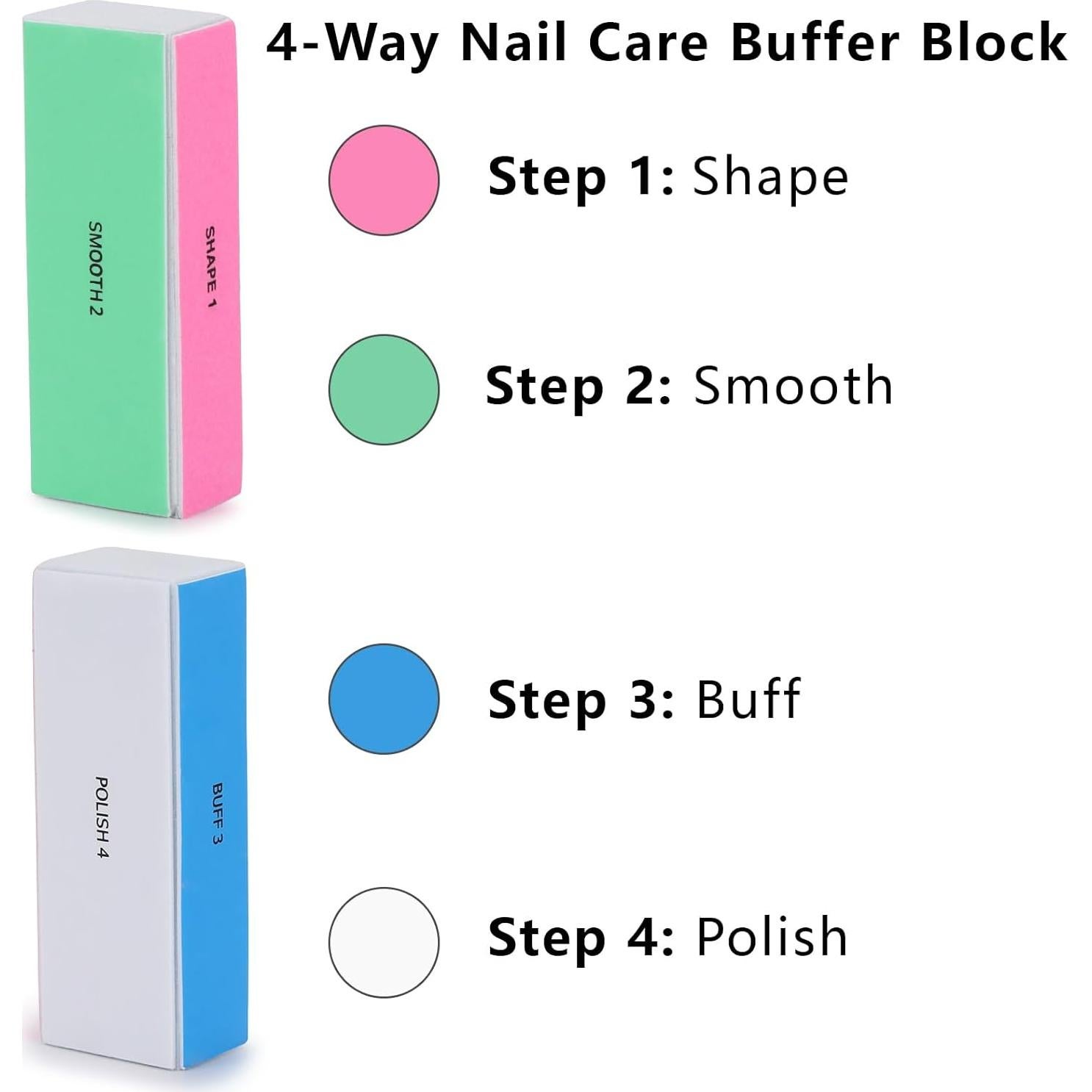 Juego de Lima y Pulidor de Uñas Tecbeauty 24 Piezas