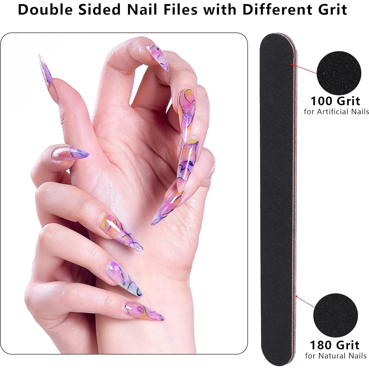 Juego de Lima y Pulidor de Uñas Tecbeauty 24 Piezas