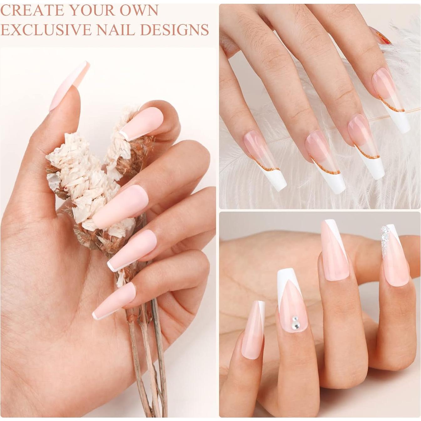 Kit de Sello de Uñas Saviland 8PCS Silicona Transparente