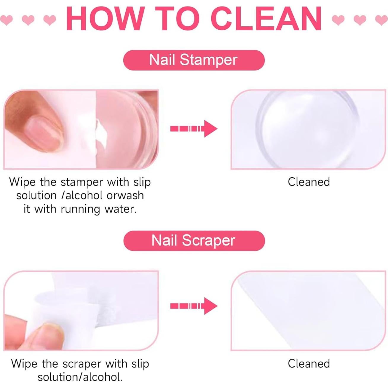 Kit de Estampado de Uñas de Gel TWOEIGHT 8Pcs con Esmalte