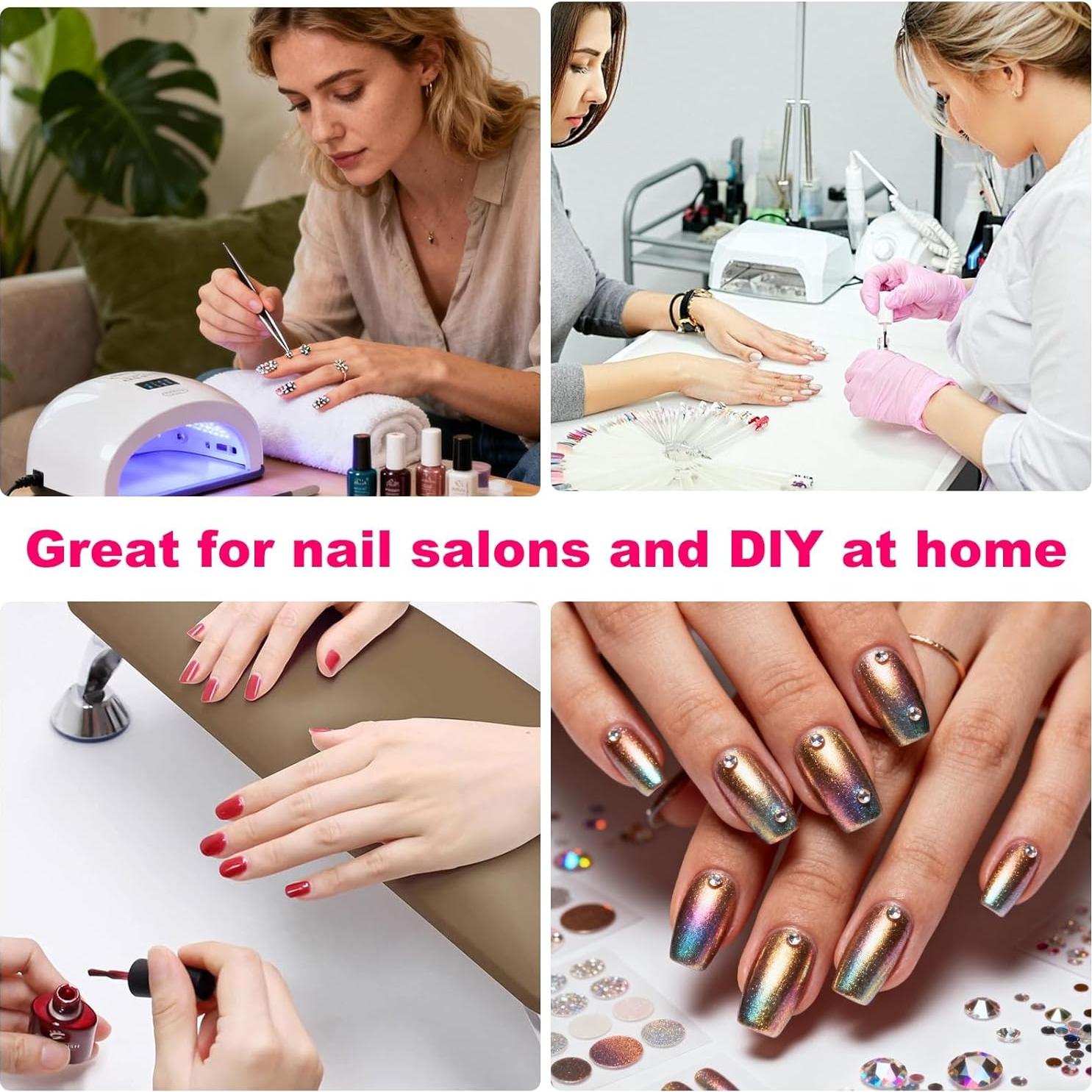 Kit de 200 Esponjas de Uñas Ombre Asofelk con Herramienta