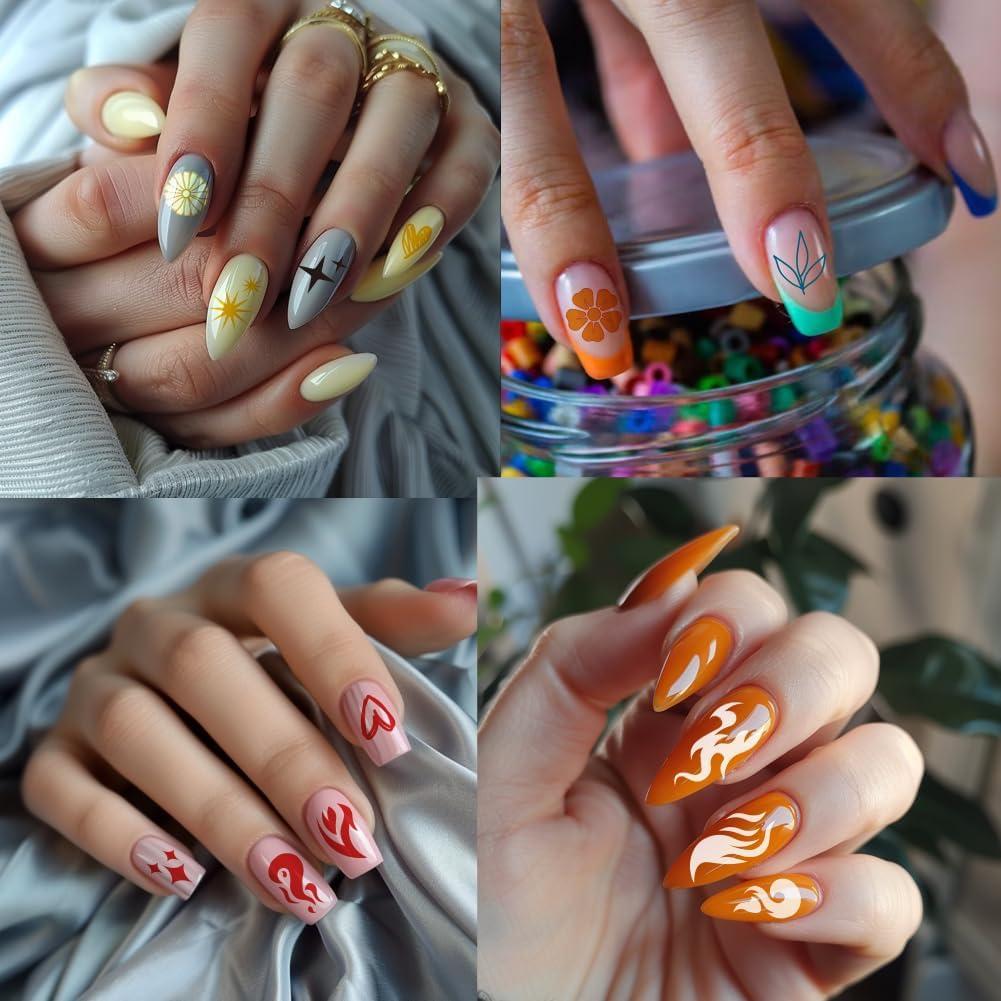 Kit de Estampado de Uñas PH PandaHall 3 Placas 12x6 cm