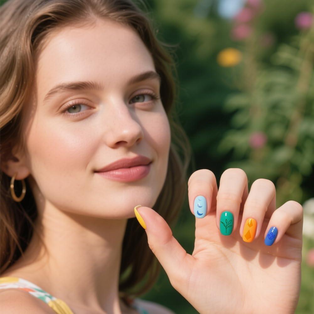 Set de 3 Placas de Estampado de Uñas UNICRAFTALE 12x6cm