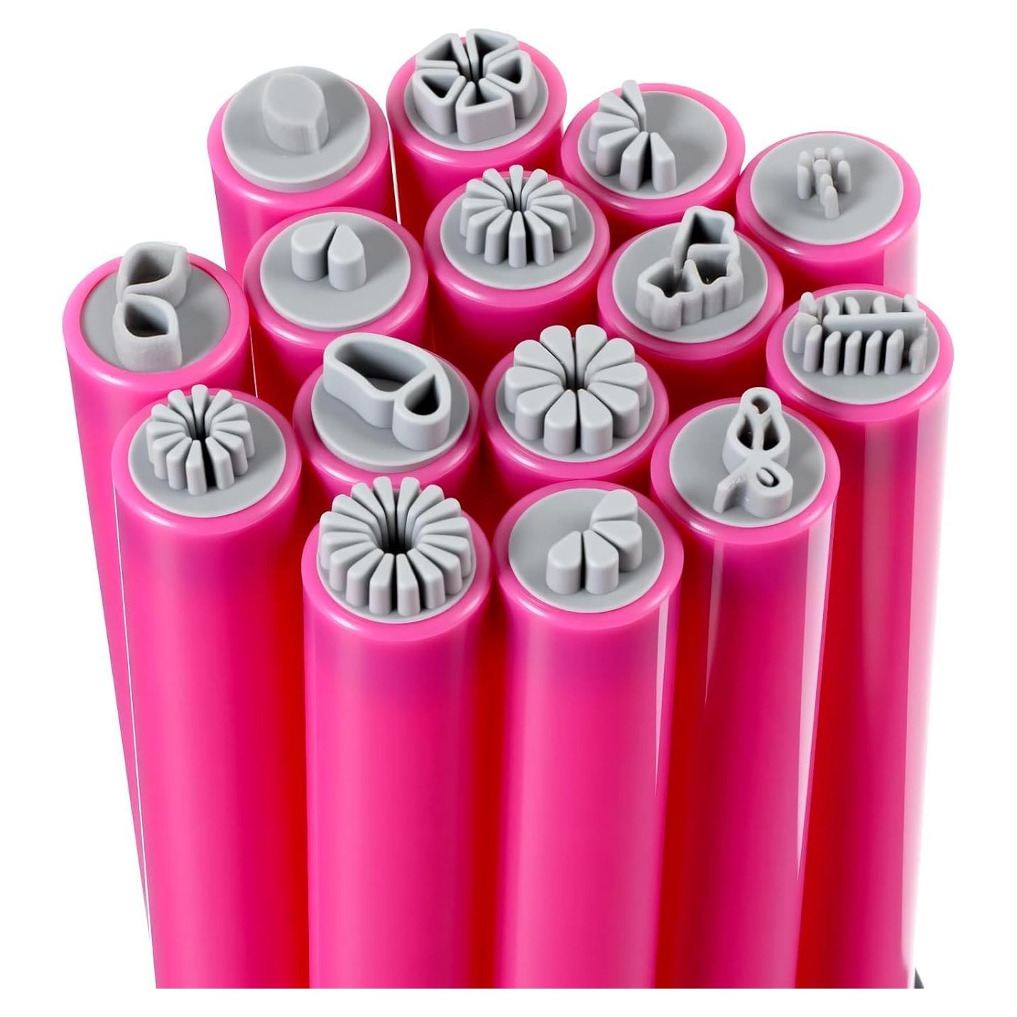 15 Bolígrafos de Estampado de Uñas MBAIYO - Kit DIY Floral