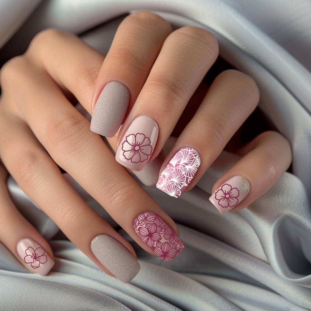 Kit de Placas de Estampado de Uñas PH PandaHall - 3 Piezas