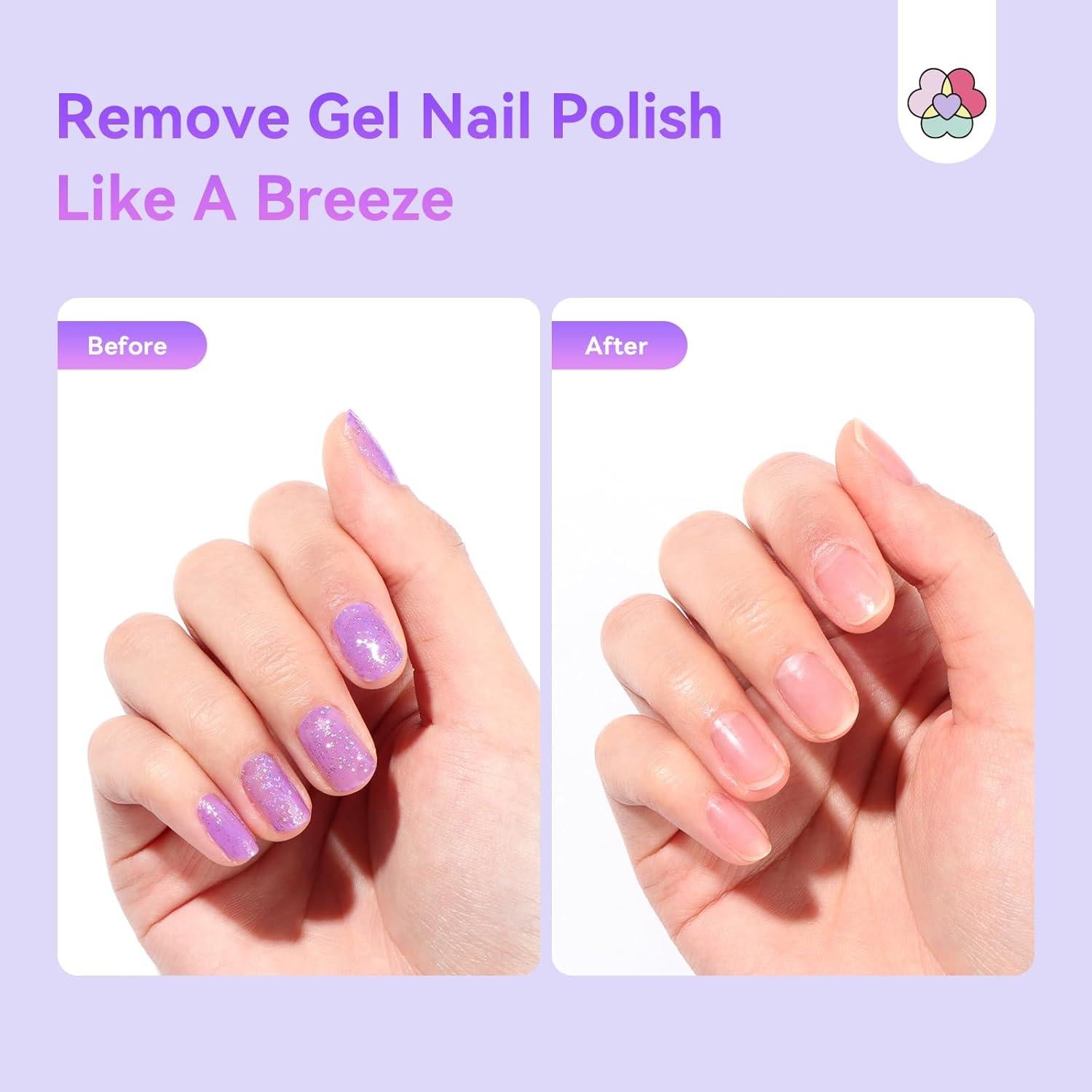 Almohadillas Removedoras de Esmalte de Uñas SAVILAND 250 Pcs