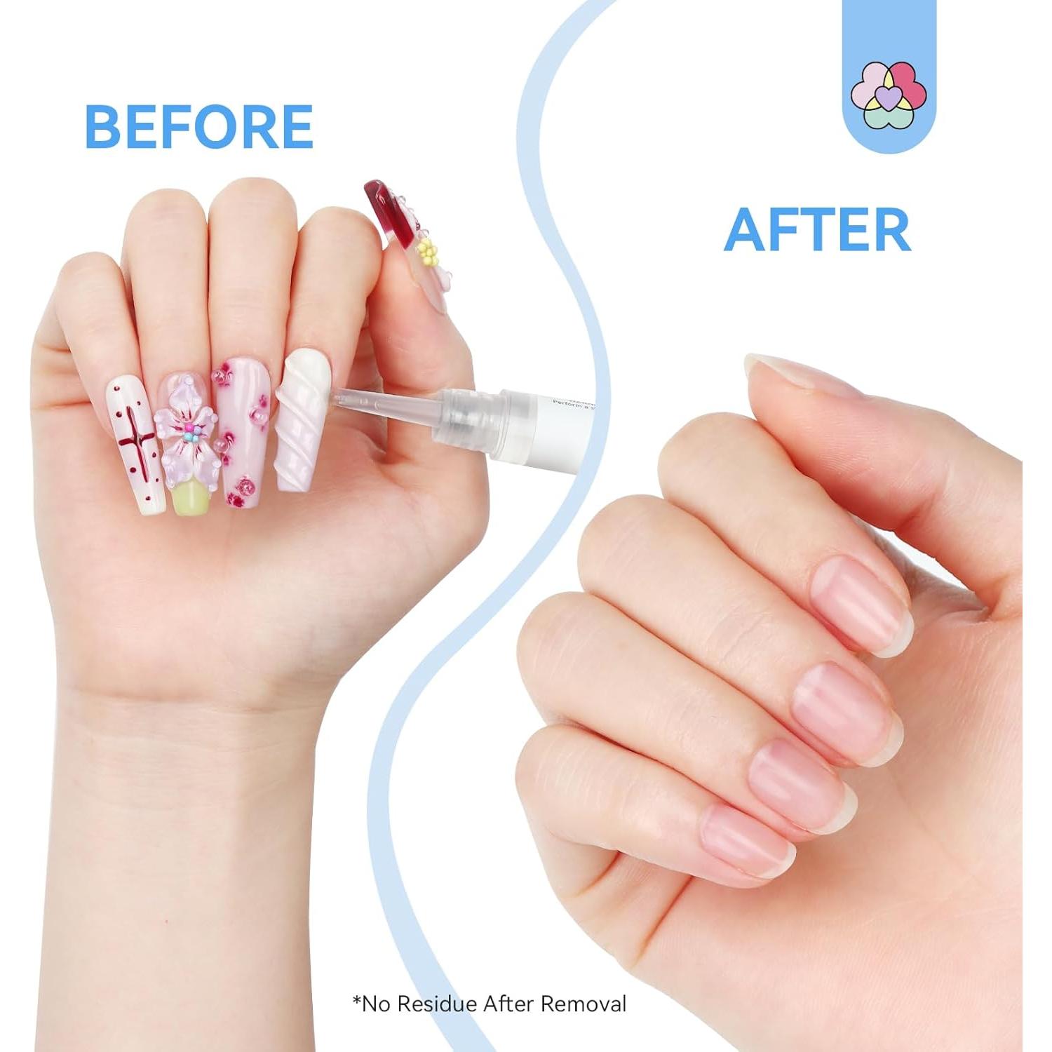 Bolígrafo Removedor de Pegamento para Uñas SAVILAND 10s