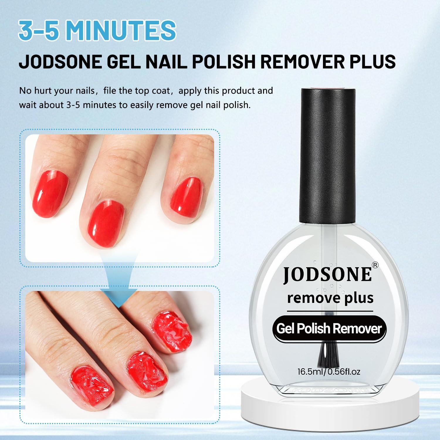Removedor de Esmalte en Gel JODSONE 16.5ML - Rápido y Efectivo