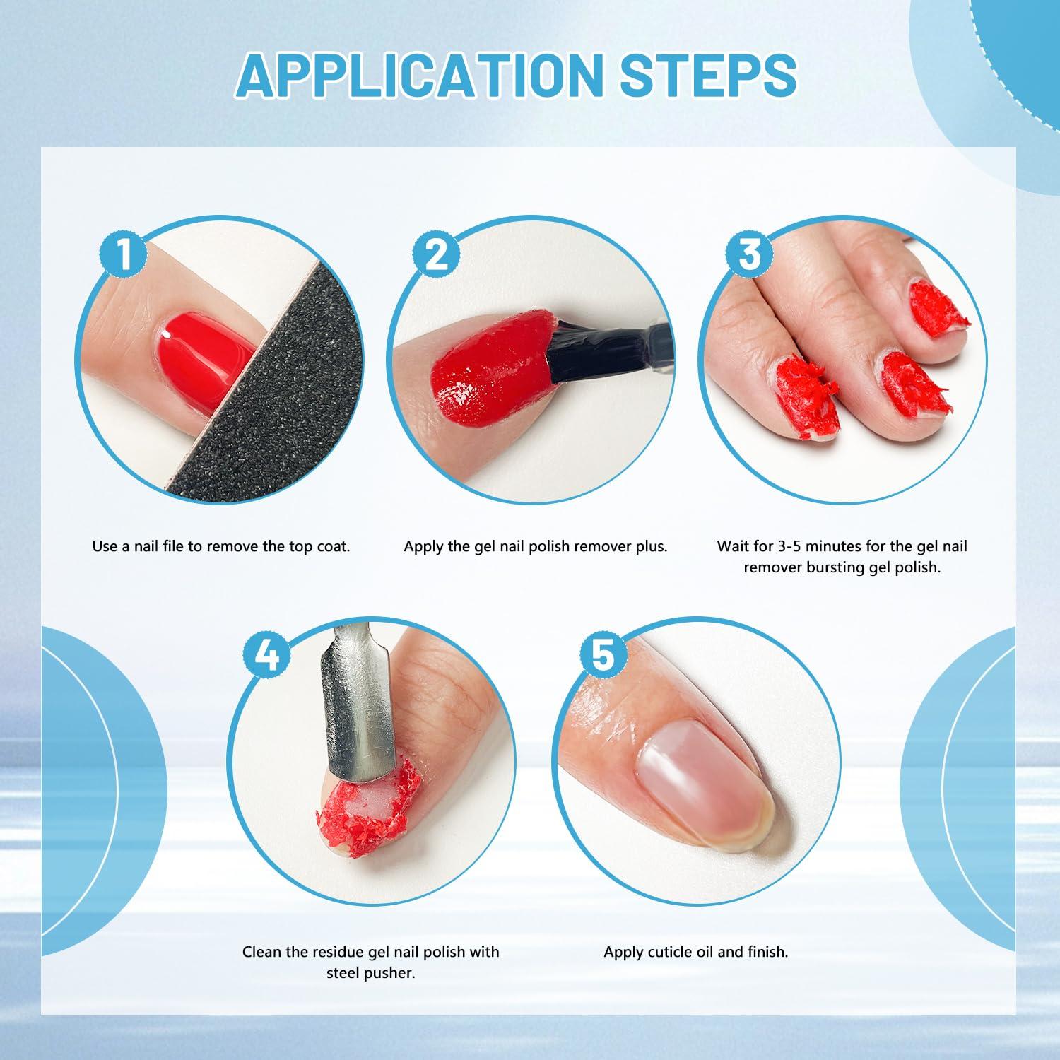 Removedor de Esmalte en Gel JODSONE 16.5ML - Rápido y Efectivo