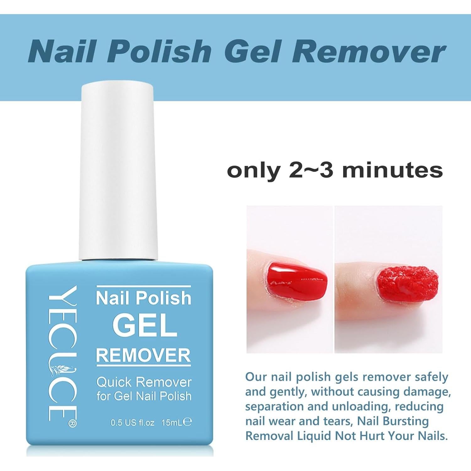 Removedor de Esmalte de Uñas en Gel OVIVA 100g Rápido y Fácil