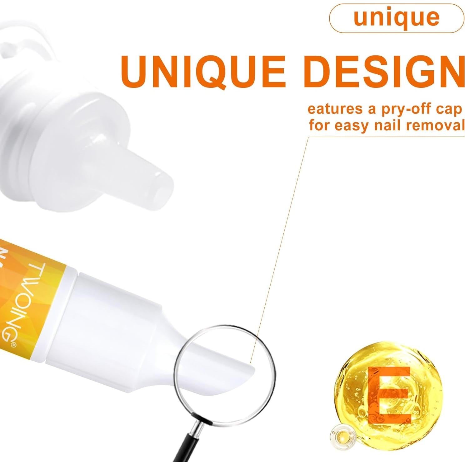 Removedor de Pegamento para Uñas TWOING 10ML con Vitamina E