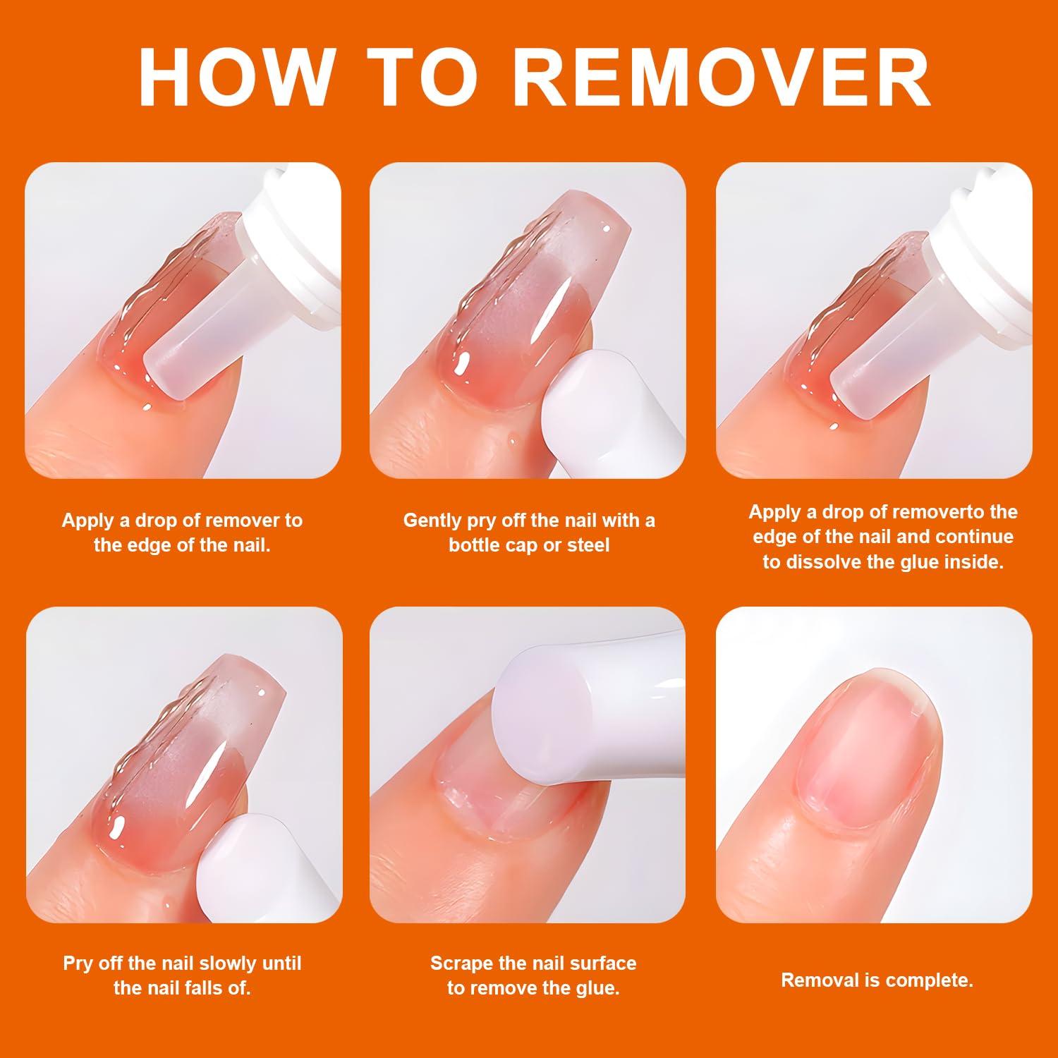 Removedor de Pegamento para Uñas TWOING 10ML con Vitamina E