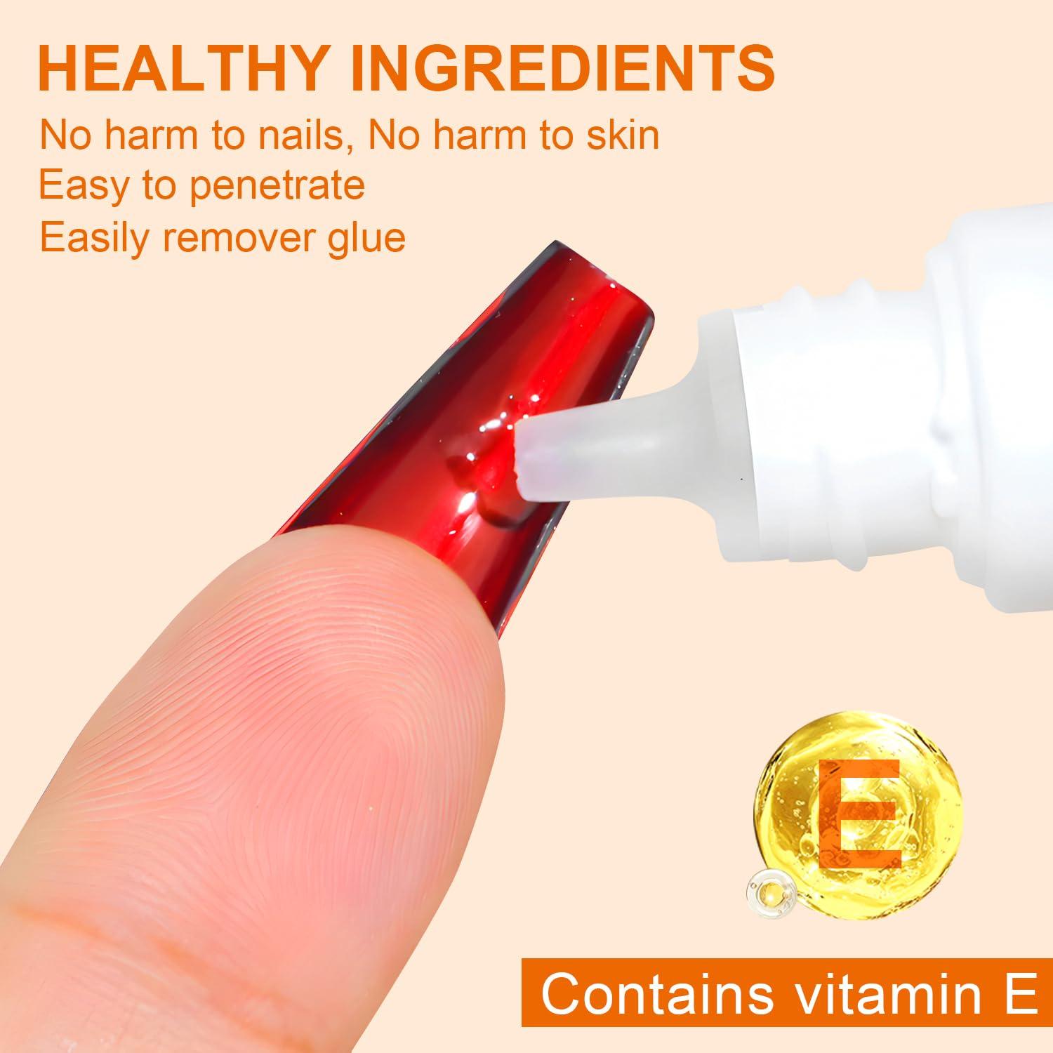 Removedor de Pegamento para Uñas TWOING 10ML con Vitamina E