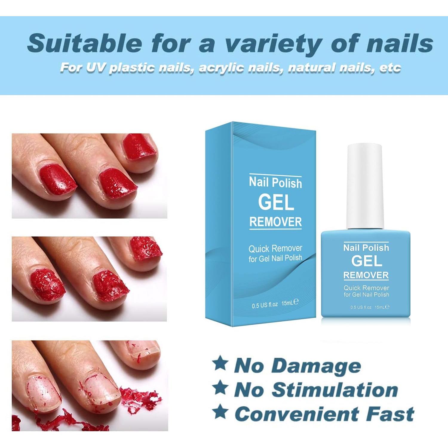 Removedor de Esmalte de Uñas en Gel Haohan - 2 Botellas 132g