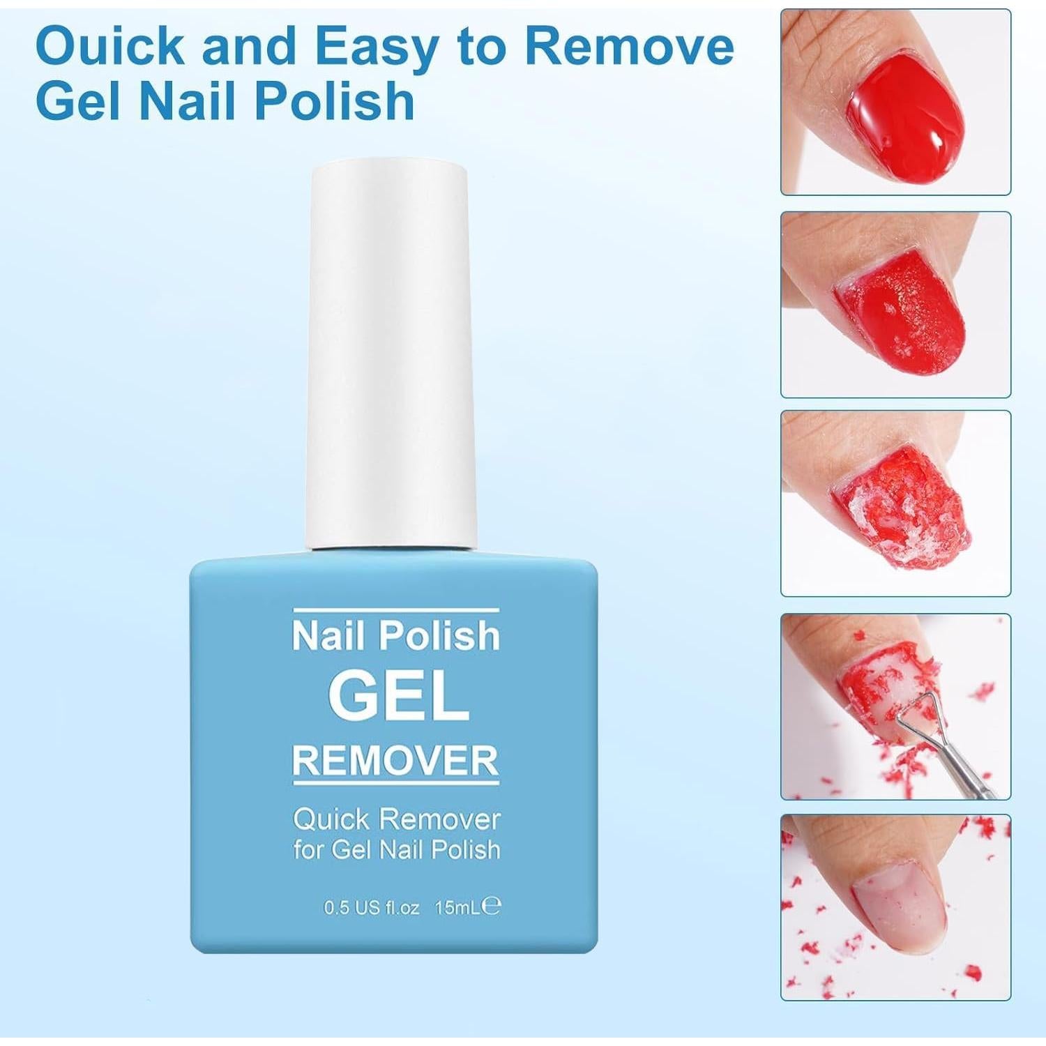 Removedor de Esmalte de Uñas en Gel Haohan - 2 Botellas 132g