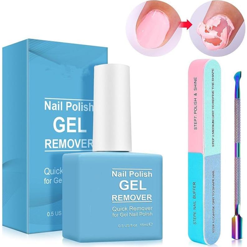 Removedor de Esmalte de Uñas en Gel Haohan - 2 Botellas 132g