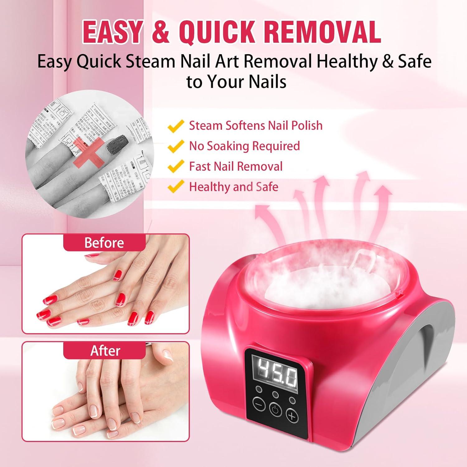 Removedor de Esmalte de Uñas en Gel Soiiw 1175 Vapor Portátil